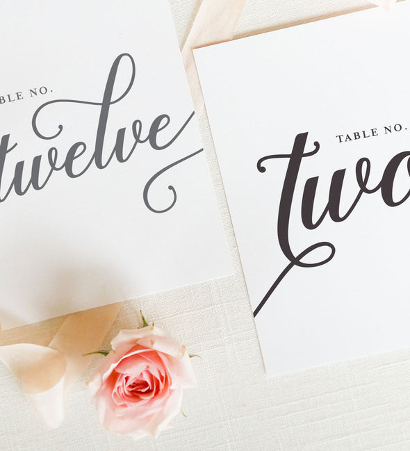 Whimsical King Table Number