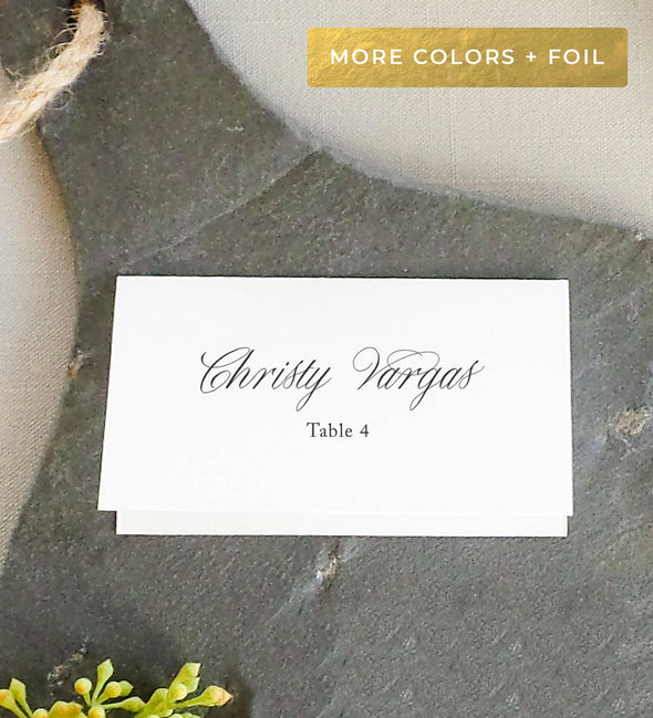 Wispy Elegance Place Card