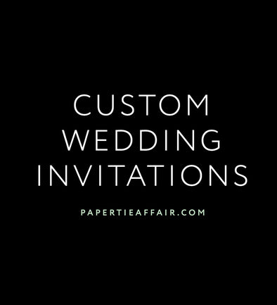 Custom Wedding Invitations (Payment 1/2)