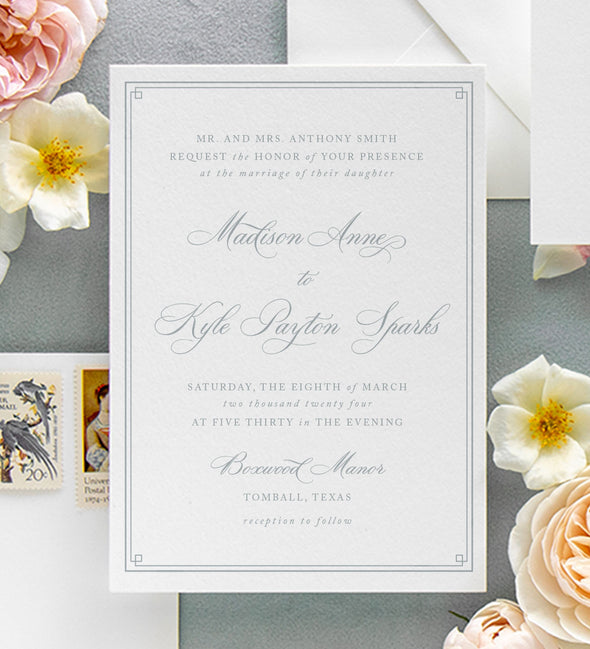 Sierra Script Wedding Invitation