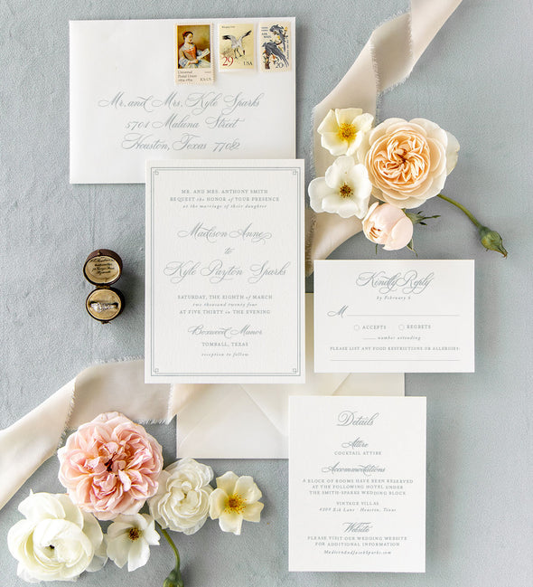 Sierra Script Wedding Invitation