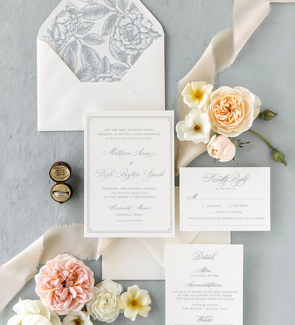 Sierra Script Wedding Invitation