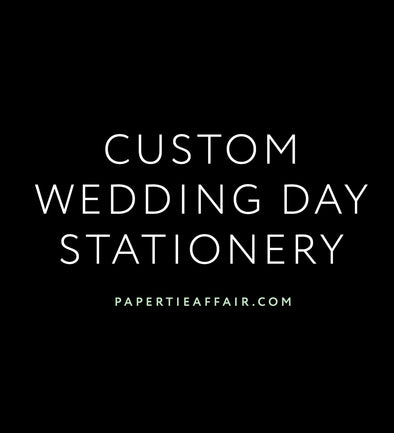 Custom Day Of Stationery (Payment 2/2)